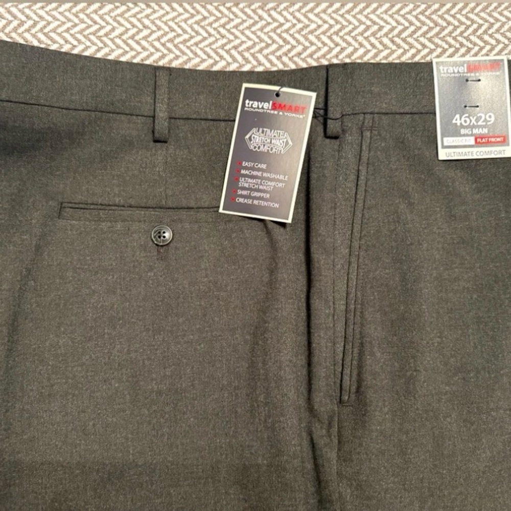 Roundtree & Yorke
New with Tags
Men's Charcoal Gray Dress pants